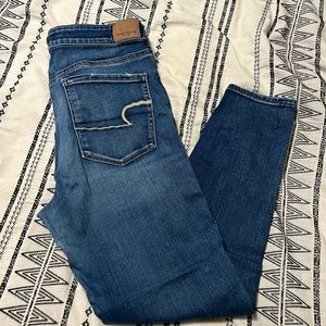 High rise America eagle jeans
